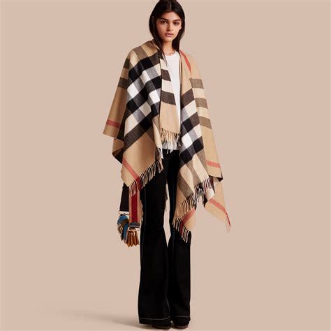 poncho burberry streetstyle|burberry inspired poncho.